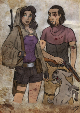 Illustration for article titled We're So Confused By This Disney/Walking Dead Mashup Art